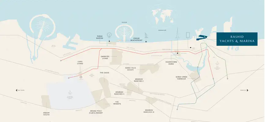Connectivity of Emaar Aurea